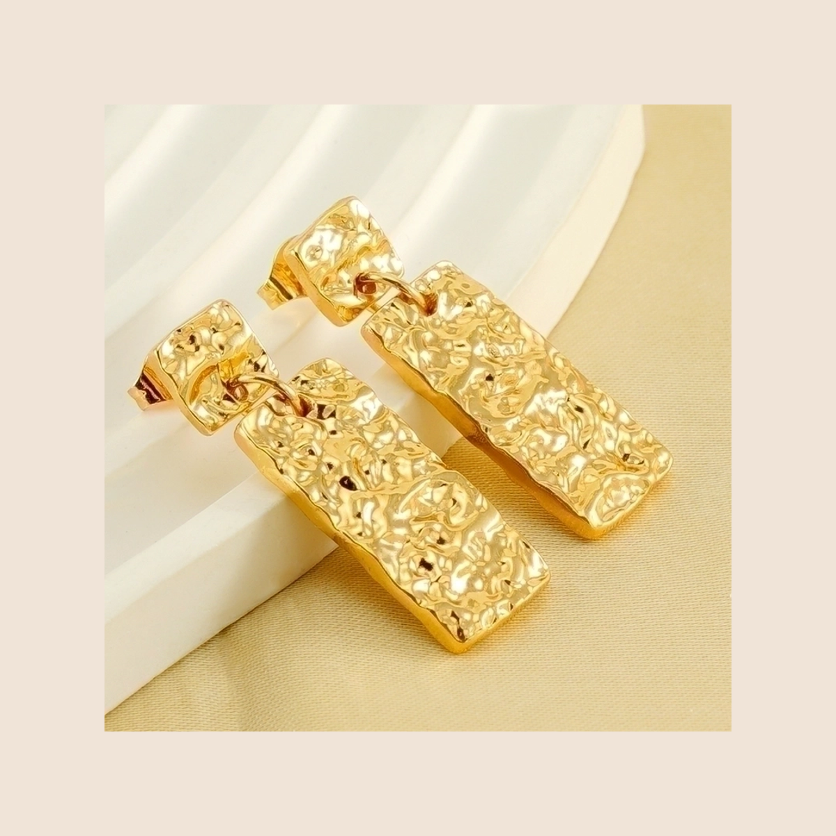 Aurora Gold Bar Earrings