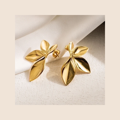 Golden Fronds Earrings